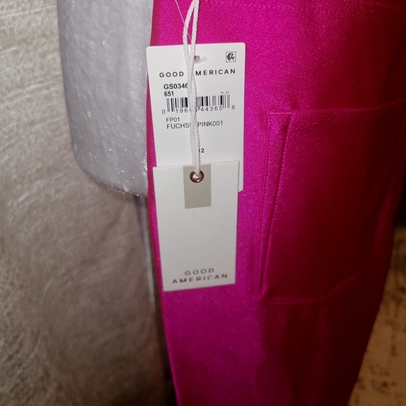 NWT Good American Compression Shine Good Waist Leggings - Picture 7 of 8